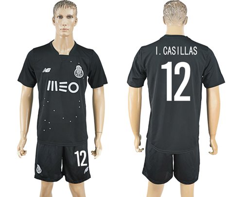 Oporto #12 I.Casillas Away Soccer Club Jersey